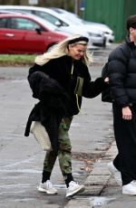 KERRY KATON Arrives at Opening of Her Panto Cinderella in Northwich 12/08/2024