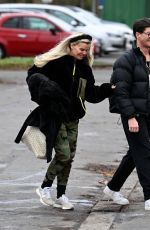 KERRY KATON Arrives at Opening of Her Panto Cinderella in Northwich 12/08/2024