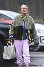 KERRY KATONA Arrives at Cinderella Panto at Memorial Court in Northwich 12/28/2024