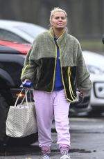 KERRY KATONA Arrives at Cinderella Panto at Memorial Court in Northwich 12/28/2024