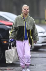 KERRY KATONA Arrives at Cinderella Panto at Memorial Court in Northwich 12/28/2024