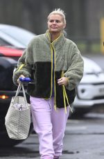 KERRY KATONA Arrives at Cinderella Panto at Memorial Court in Northwich 12/28/2024