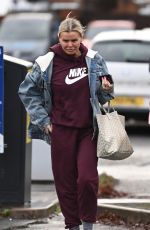 KERRY KATONA Arrives at Cinderella Panto in Northwich 12/22/2024