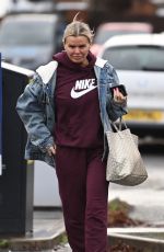 KERRY KATONA Arrives at Cinderella Panto in Northwich 12/22/2024
