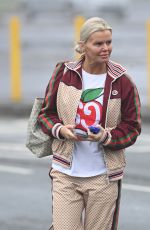 KERRY KATONA Arrives at Cinderella Panto in Northwich 12/26/2024