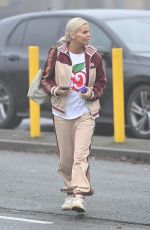 KERRY KATONA Arrives at Cinderella Panto in Northwich 12/26/2024