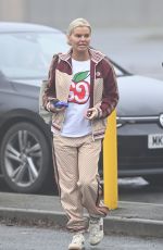 KERRY KATONA Arrives at Cinderella Panto in Northwich 12/26/2024