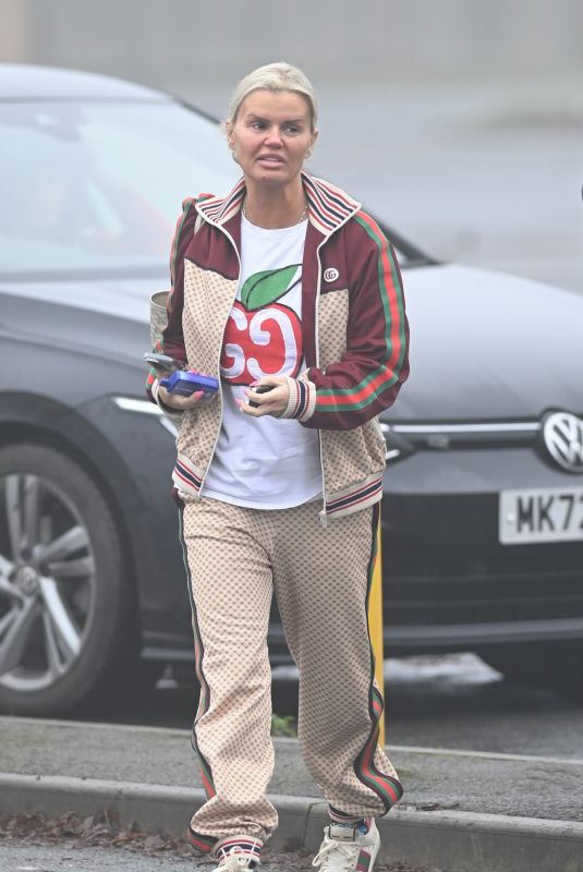 KERRY KATONA Arrives at Cinderella Panto in Northwich 12/26/2024