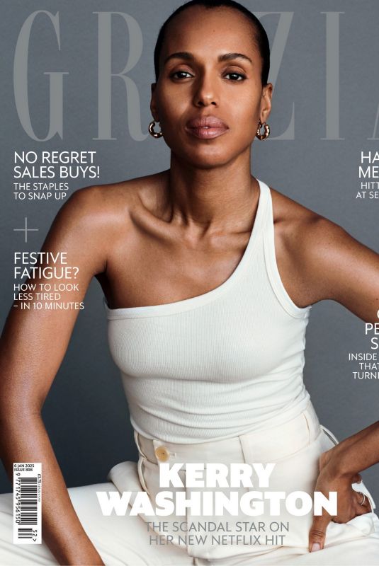 KERRY WASHINGTON in Grazia UK, January 2025