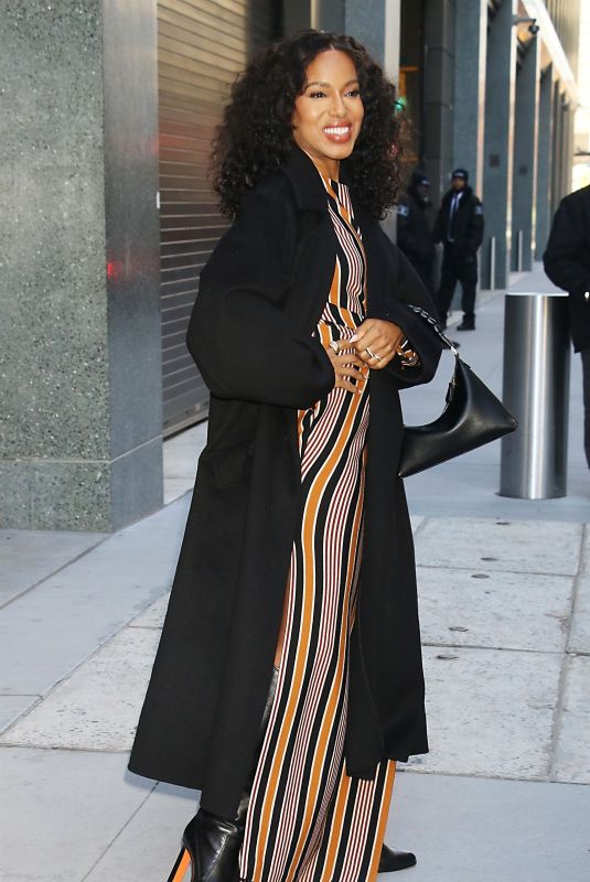 KERRY WASHINGTON Leaves The View in New York 12/18/2024