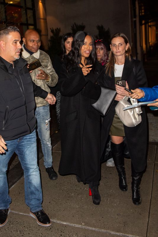 KERRY WASHINGTON Out and About in New York 12/16/2024