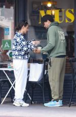 KHATIRA RAFIQZADA Out for Coffee at Maru Cafe on Christmas Eve in Los Feliz 12/24/2024