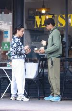 KHATIRA RAFIQZADA Out for Coffee at Maru Cafe on Christmas Eve in Los Feliz 12/24/2024