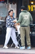 KHATIRA RAFIQZADA Out for Coffee at Maru Cafe on Christmas Eve in Los Feliz 12/24/2024