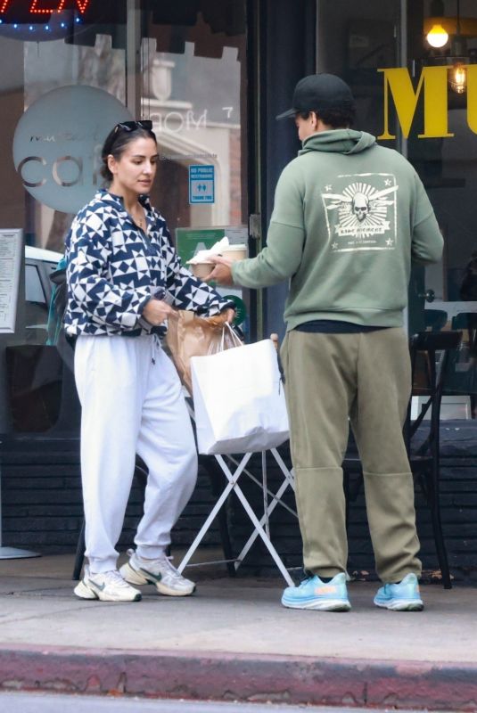 KHATIRA RAFIQZADA Out for Coffee at Maru Cafe on Christmas Eve in Los Feliz 12/24/2024
