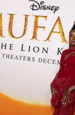 KIKI LAYNE at Mufasa: The Lion King Premiere at Dolby Theatre in Los Angeles 12/09/2024