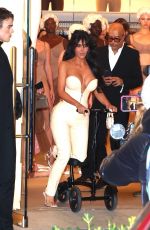 KIM KARDASHIAN Arrives at SKIMS Flagship Store Opening in New York City 12/12/2024
