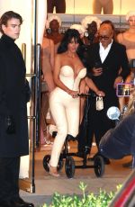 KIM KARDASHIAN Arrives at SKIMS Flagship Store Opening in New York City 12/12/2024