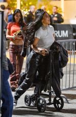 KIM KARDASHIAN Uses a Cosywill Walker to Hold up Her Broken Foot as She Leaves Billie Eilish Concert in Inglewood 12/17/2024