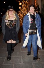 KIRSTEN VANGSNESS and Girlfriend on a Date Night in Paris 12/17/2024