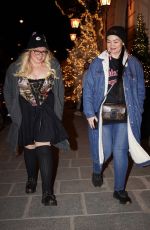 KIRSTEN VANGSNESS and Girlfriend on a Date Night in Paris 12/17/2024
