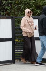 KRISTEN DOUTE Out for the First Time After Announcing Her Pregnancy in Los Angeles 11/30/2024