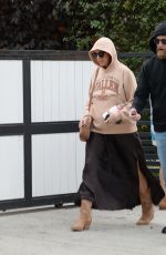 KRISTEN DOUTE Out for the First Time After Announcing Her Pregnancy in Los Angeles 11/30/2024