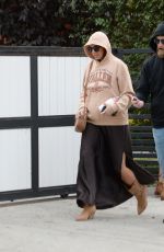 KRISTEN DOUTE Out for the First Time After Announcing Her Pregnancy in Los Angeles 11/30/2024