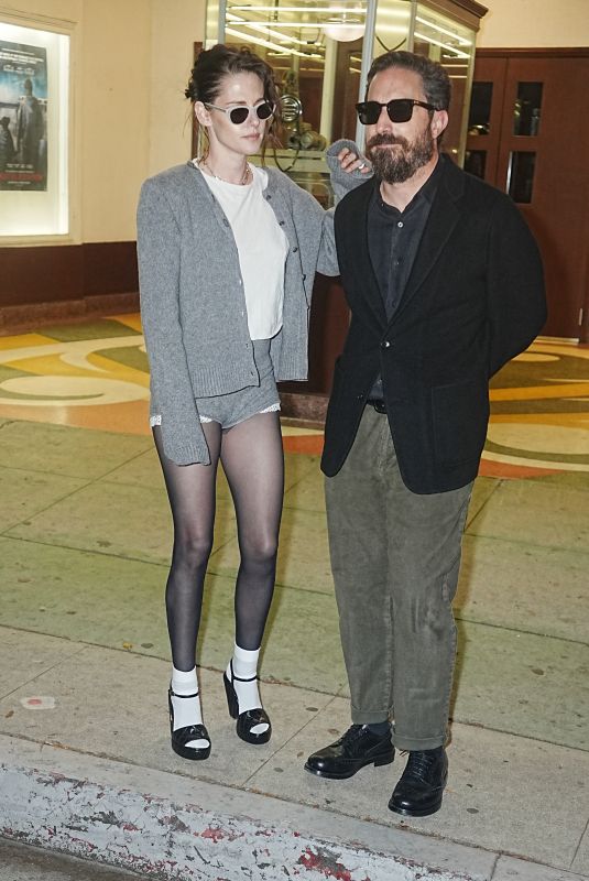 KRISTEN STEWART and Pablo Lorrain Arrives at a Screening and Q&A in Los Angeles 12/07/2024