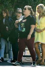 KRISTEN WIIG on the Set of Palm Royale in Los Angeles 12/10/2024