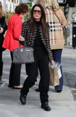 KYLE RICHARDS Enjoys Christmas Lunch and Shopping with Friends in Beverly Hills 12/11/2024