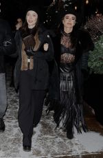 KYLE RICHARDS Out for Dinner with Her Daughters in Aspen 12/26/2024