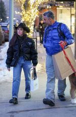 KYLE RICHARDS Out Shopping in Aspen 12/21/2024