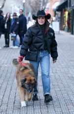 KYLE RICHARDS Out with Her Dog in Aspen 12/21/2024