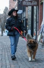KYLE RICHARDS Out with Her Dog in Aspen 12/21/2024