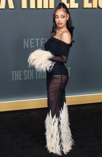 KYLIE JEFFERSON at The Six Triple Eight Premiere at Egyptian Theatre Hollywood in Los Angeles 12/03/2024