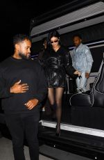 KYLIE JENNER and ANASTASIA KARANIKOLAOU Leaves Wally