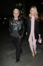 LADY MARY CHARTERIS Arrives at Vas J Morgan British Fashion Awards Afterparty in London 12/02/2024