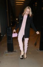 LADY MARY CHARTERIS Arrives at Vas J Morgan British Fashion Awards Afterparty in London 12/02/2024