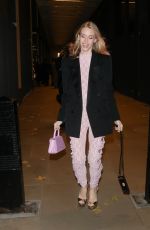 LADY MARY CHARTERIS Arrives at Vas J Morgan British Fashion Awards Afterparty in London 12/02/2024