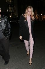 LADY MARY CHARTERIS Arrives at Vas J Morgan British Fashion Awards Afterparty in London 12/02/2024