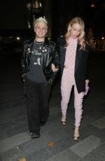 LADY MARY CHARTERIS Arrives at Vas J Morgan British Fashion Awards Afterparty in London 12/02/2024