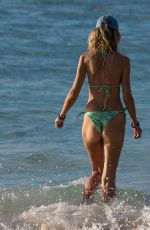 LADY VICTORIA HERVEY in a Mint Green Bikini on Holiday in Caribbean 12/29/2024