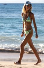 LADY VICTORIA HERVEY in a Mint Green Bikini on Holiday in Caribbean 12/29/2024