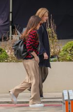 LARA PULVER Leaves Sunday Brunch TV in London 0818/2024