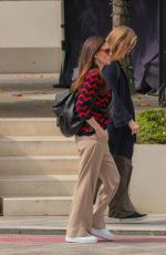 LARA PULVER Leaves Sunday Brunch TV in London 0818/2024