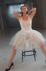 LARSEN THOMPSON at a Photoshoot, December 2024