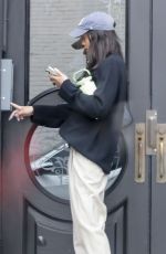 LAURA HARIER Visits Hair Salon After Addressing Shameik Moore