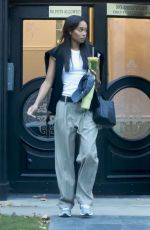 LAURA HARIER Visits Hair Salon After Addressing Shameik Moore