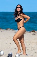 LAUREN PISCIOTTA in Bikini at a Beach in Miami 12/08/2024